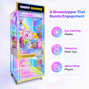 Máquina de grúa de peluches a precio de fábrica para centro de juegos recreativos, máquina de juegos operada con monedas, máquina de entretenimiento en venta - Product Image 4