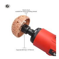 Clé à chocs pneumatique YIJING YJ601 25000 tr/min, kit meuleuse d'angle 1/4 pouce / mini-meuleuse d'angle / meuleuse vibrante manuelle, garantie OEM 3 ans