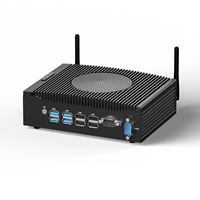 Mini PC Tanpa Kipas Intel Core i3-1215U Generasi ke-12 DDR5 8 USB Dual LAN Grafis Terintegrasi VESA Mount untuk Industri dan Kantor