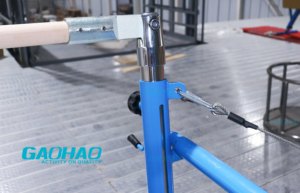 GAOHAO <span class=keywords><strong>Barre</strong></span> inégale de gymnastique, appareil de gymnastique, <span class=keywords><strong>barre</strong></span> de compétition, largeur réglable entre 130 et 190cm, barres asymétriques pour femmes - Product Image 4