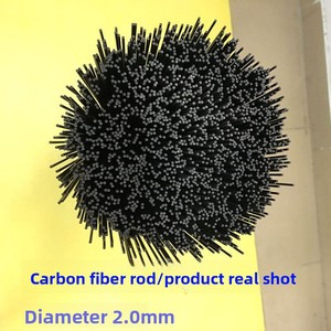 Tiges/Bâtons/Manches en fibre de carbone - Matériaux pour modèles réduits d'avions et struts de renforcement d'avions - Spécifications de forme 0,5-8 mm - Product Image 4