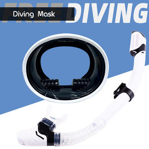 Masque de plongée et tuba intégral, verre trempé 4,0 mm, silicone liquide, équipement de pêche et de plongée pour adulte - Product Image 2