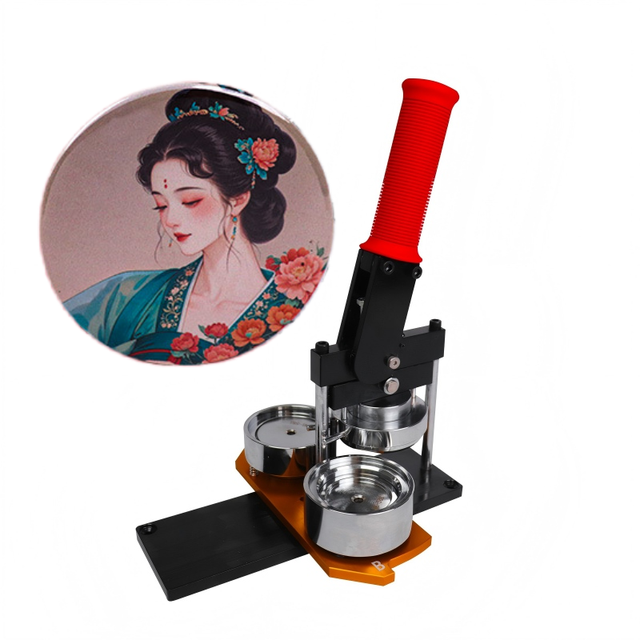 Compact Manual Multifunctional Button Making Machine for Plastic & Steel New Small Spaces & Home Businesses