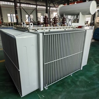 Transformateur triphasé immergé dans l'huile 2500 kVA 33 kV à triple enroulement 415 V pour projets de distribution d'énergie solaire et minière