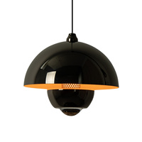 Lampe suspendue réglable en chrome noir de luxe Aisilan pour table à manger, îlot de cuisine, lampe suspendue LED