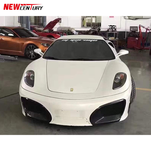 Ferrari F430 için Geniş Gövde Kiti Modifiye <span class=keywords><strong>ASI</strong></span> Stili Ön Tampon Yan Marşpiyeller Araba Gövde Kiti Tuning Aksesuarları - Product Image 4
