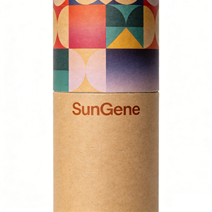 Eco Friendly 100% Recycled <b>Paper</b> Cylinder Packaging Tube Custom Printed Sealed Lid Round <b>Cardboard</b> Box Dessert Storage - Product Image 1