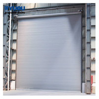 Puerta Enrollable de Acero de Alta Calidad con Control Remoto, Puerta de Seguridad para Fábrica, Puerta Enrollable