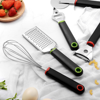 Logo personnalisé multi-fonction 9 pièces ensemble d'ustensiles de cuisine pour la cuisson des oeufs fouet ciseaux couteau éplucheur ensembles de gadgets