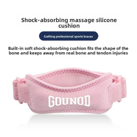 Attelle de genou réglable pour tendon rotulien, gonflable et confortable, pour la randonnée, la course, le saut, le ramassage, protection professionnelle