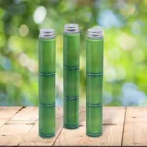 Tapas de Aluminio Personalizadas con Forma de Bambú para Bebidas, Flujo Directo de Agua para Senderismo, Actividades al Aire Libre, Jugos y Bebidas - Product Image 2