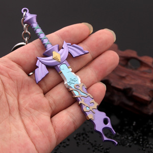 ตำนานของ Zelda ลมหายใจของพวงกุญแจโลหะป่าสร้อยคอจี้รูปนกฮูกท้องฟ้า - Product Image 2