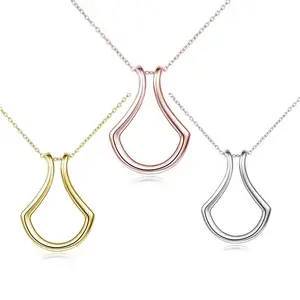 Tiktok Beste Verkoop Ring Keeper Hanger Rvs Ketting Ring Houder Ketting Voor Vrouwen Sieraden Geschenken