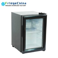 Réfrigérateur à boissons énergisantes SC21 mini à température unique, porte en verre transparent avec contrôle mécanique de la température, vente chaude en usine