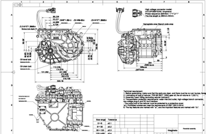 Kit moteur de voiture OEM Brogen 100 kW/120 kW, moteur AC, état neuf, groupe motopropulseur 4x4, unité de transmission électrique E-Axle, fabricants et fournisseurs - Product Image 5