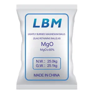MgO מגנזיום בקלילות נשרף מגנזיום כדורי (סיגים התמך כדורי) 65