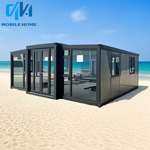 Bão bằng chứng đúc sẵn sang trọng mở rộng container Nhà 5 phòng ngủ prefab biệt thự nhà di động Casa di động - Product Image 1