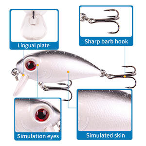 เหยื่อปลอมแบบ Crankbait ขนาดเล็ก 3.8 ซม. 2.5 กรัม 3.9 ซม. 3.5 กรัม เหยื่อแข็งสำหรับตกปลาแบส เหยื่อตกปลาน้ำกลาง XY-150 - Product Image 3