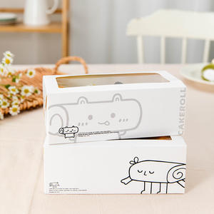 شطيرة التعبئة سميكة البيض نخب درج الورق الإفطار المتاح درج عبوة تعبئة - Product Image 6