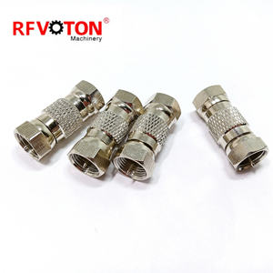 סיטונאי F זכר זכר לשדל מחבר 75 אוהם F סוג RG6 קואקסיאלי כבל מתאם כבל מאריך מצמד עבור טלוויזיה אנטנה - Product Image 2