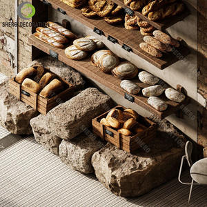 Muebles de panadería de alta calidad, vitrina personalizada para exhibir pan, mostrador de panadería de madera con vidrio templado para tienda - Product Image 5