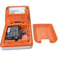 Terminal POS portátil A7, pantalla IPS de 7 pulgadas con impresora térmica de recibos y etiquetas integrada de 80mm con NFC y es