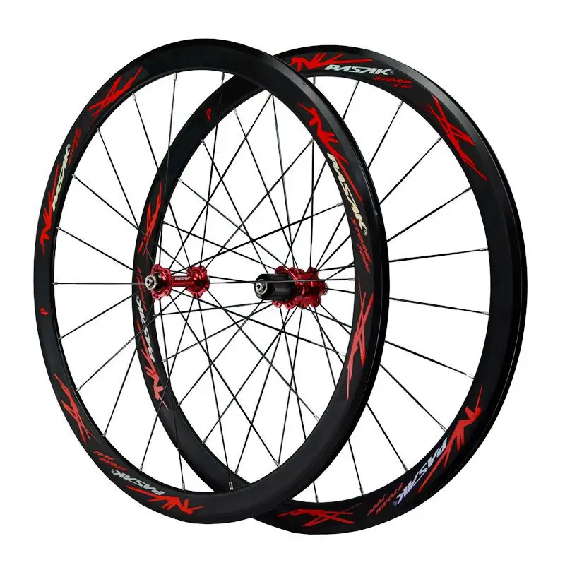 700C Alloy Wheels BMX Road Bike V Brake Carbon Hub Ultralight Aluminum RIM Mountain Bike Wheel Set 26 27.5 29 Bike Wheels