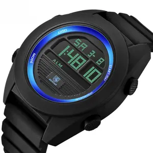 Benyar-relojes digitales de lujo para niños, pulsera deportiva Digital de silicona, color oro rosa y negro