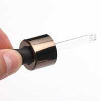Flacons compte-gouttes en matériau composite 70mm 77mm 109mm pour huiles essentielles 30ml 50ml 100ml avec bouchon à vis, ampoule compressible et sécurité enfant inviolable