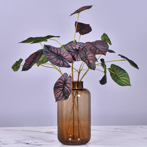 Plantas <span class=keywords><strong>de</strong></span> helecho artificiales realistas hechas <span class=keywords><strong>a</strong></span> mano, arbusto <span class=keywords><strong>de</strong></span> vegetación falsa, follaje <span class=keywords><strong>de</strong></span> plástico para jardín - Product Image 2