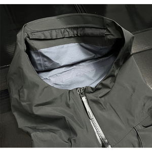 Giacca da uomo personalizzata giacca da trekking giacca impermeabile giacca a vento traspirante giacca da esterno rigida con <span class=keywords><strong>cappuccio</strong></span> completo termosaldato - Product Image 5