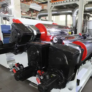 Nouvelle machine à feuilles de PP HDPE ABS, extrudeuse de film rigide en PE, ligne d'extrusion de rouleaux de feuilles de PET avec boîte de vitesses, contrôle PLC, GS1400mm - Product Image 5