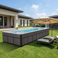 Piscine hors sol blanche de jardin, spa, piscine, piscine extérieure, fourniture directe du fabricant