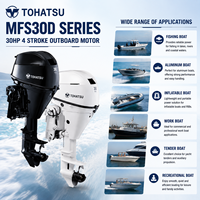 Moteur hors-bord TOHATSU série MFS30D 30 CV 4 temps EFI refroidi par eau avec arbre long ou court et démarrage électrique