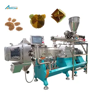 Fish Food Extruder Machine Fish Feed Pellet Production Turtle Food Processing Making Extruder Fish Food Plant