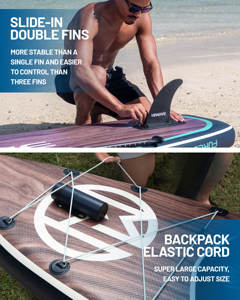 LOGO OEM 11 '* 34 ''* 6'' planche de pêche <span class=keywords><strong>gonflable</strong></span> sup planche à pagaie double couche planche à pagaie <span class=keywords><strong>gonflable</strong></span> - Product Image 4