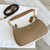 Sac Hobo Vintage Femme Personnalisé 2026 avec Logo, en Similicuir Lisse de Haute Qualité, Sacs de Créateur
