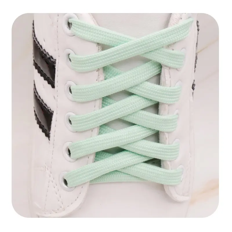 Недорогие белые шнурки для обуви Weiou из полиэстера с пластиковыми или металлическими наконечниками для мужчин, женщин и детей, спортивная обувь