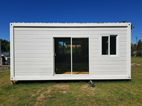 Maisons préfabriquées en conteneurs de 20 pieds, utilisées comme bureaux en conteneurs, hébergement en conteneurs ou cabines portables