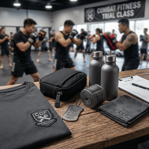 Paquete de Experiencia Fitness Personalizado con Bolsa Deportiva de Manga Corta, Toalla de Secado Rápido, Botella y Etiqueta de Aleación - Product Image 4