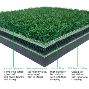 Tapis de pelouse en nylon <span class=keywords><strong>pour</strong></span> entraînement de <span class=keywords><strong>golf</strong></span> 3D avec fibre textile à haute élasticité <span class=keywords><strong>pour</strong></span> practise de conduite de <span class=keywords><strong>golf</strong></span> - Product Image 4