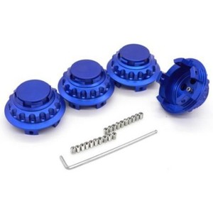 ฝาครอบดุมล้ออลูมิเนียมอัลลอย CNC สีแดง 4 รู สำหรับ Honda BMW ปรับปรุงรุ่นใหม่ - Product Image 2