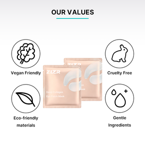 Parches de Colágeno para Ojos ZLZR, Veganos, Libres de Crueldad Animal, Materiales Ecológicos, Ingredientes Suaves - Product Image 2