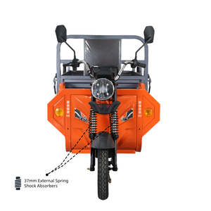 Tricycle électrique à caisse ouverte, vente en gros, 1200 W, 72 V, robuste, pour le transport de marchandises, avec une charge - Product Image 4