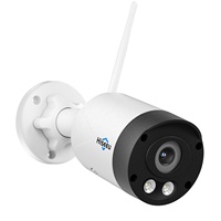Pour 8MP Full HD extérieur IP66 Alexa Bullet caméra de sécurité couleur Vision nocturne Audio bidirectionnel sirène intégrée mouvement CMOS