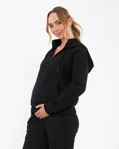 Sweat-shirt d'<span class=keywords><strong>allaitement</strong></span> pour femmes avec fermetures éclair invisibles, noir, sweat-shirt de maternité, sweat-shirt d'<span class=keywords><strong>allaitement</strong></span>, haut de <span class=keywords><strong>grossesse</strong></span> - Product Image 6