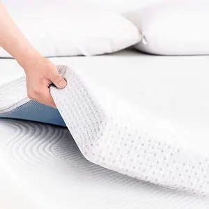 2023 Latest High Quality Queen Size Memory Foam Mattress Topper Spring Protection with Cooling Feature for Bedroom Furniture