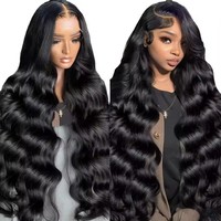 Perruques en cheveux humains Body Wave 13x4 HD Lace Front, vente en gros par le fabricant, vrais cheveux vierges Remy HD pour femmes