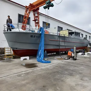 China Jinda nueva llegada catamarán de aleación de aluminio fuego y rescate/negocios/deportes/barco piloto/barco/yate y sus accesorios