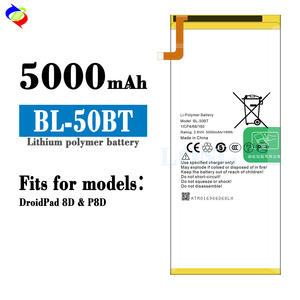 Tecno DroidPad <span class=keywords><strong>8D</strong></span> P8D 용 BL-50BT 충전식 태블릿 배터리 - Product Image 2